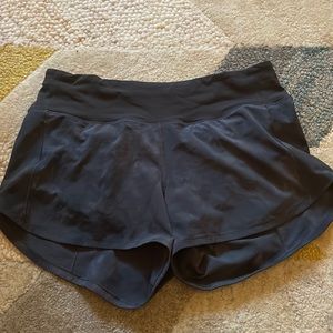 Gray marble speed up shorts